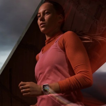 Apple Watch Series 9, 45 мм, цифровой, 396 x 484 пикселей, сенсорный экран, 4G, розовый, Wi-Fi