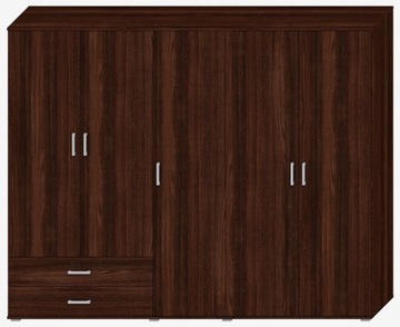 Szafa VICTORIA SZ5D-2SZ 250 ver2 wenge - kolory