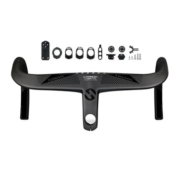 Kierownica roweru szosowego z włókna węglowego 400/420/440 mm Ultralekka