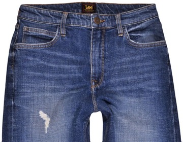 LEE spodnie BLUE jeans NEW STRAIGHT _ W26 L30