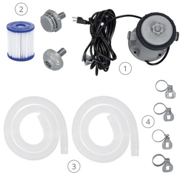 Фильтр-насос для бассейна 1249л/ч BESTWAY + Фильтр