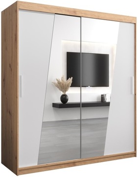 Szafa przesuwna garderoba RHOMB 180 wys. 200 cm