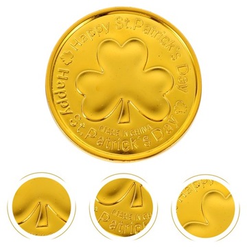 ШОКОЛАДНЫЕ МОНЕТЫ, ИРЛАНДСКАЯ ПЛАСТИКОВАЯ КОРОНА, ЗОЛОТО