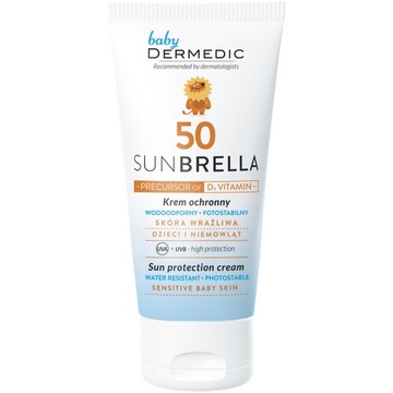 Dermedic Sunbrella Baby Krem ochronny SPF 50 do twarzy 50 ml