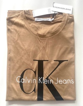T-shirt męski okrągły dekolt Calvin Klein Jeans r. M