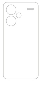 ГИДРОГЕЛЕВАЯ ФОЛЬГА ПЕРЕДНЯЯ + ЗАДНЯЯ ДЛЯ REDMI ПРИМЕЧАНИЕ 13 PRO+