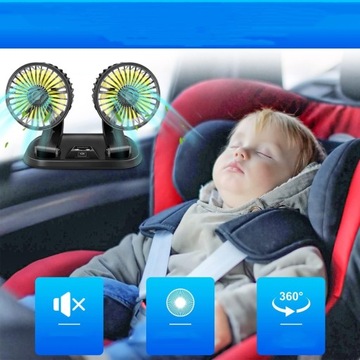 АВТОВЕНТИЛЯТОР 12 В, ДВУХГОЛОВКА, 2 СТУПЕНИ ВЕНТИЛЯЦИИ