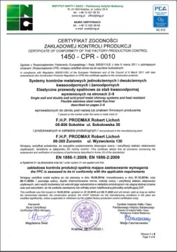 Огнестойкая изолированная дымовая труба 150/220 0,33 МБ