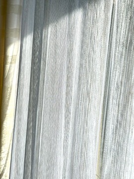 Шторы на метр Фон Длинная штора Природа Белое Золото Блеск 290