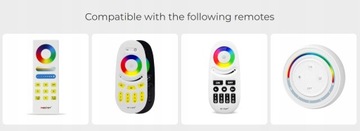 STEROWNIK DO TAŚM LED RGB RGBW RGBCCT 3w1 STREFOWY Miboxer FUT037S+