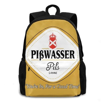 Pisswasser, ты готов хорошо провести время, школьная сумка