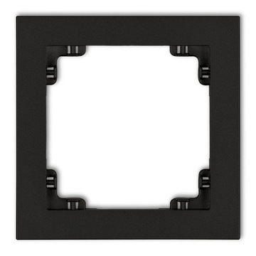 RAMKA POJEDYNCZA KARLIK DECO CZARNY MAT