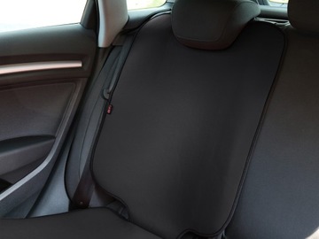 ЗАЩИТНЫЙ КОВРИК ПОД СИДЕНЬЕМ, КОЖАНЫЙ ЧЕХОЛ - ЧЕРНЫЙ