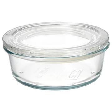 IKEA 365+ POJEMNIK NA ŻYWNOŚĆ Z POKRYWKĄ 400 ML