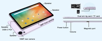 Планшет DOOGEE T20, 15 ГБ/256 ГБ, 10,4 дюйма, 8300 мАч, TUV FHD+2K Widevine L1