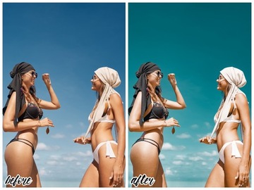 Предустановленные пресеты Adobe Lightroom - 10 фильтров COCONUT