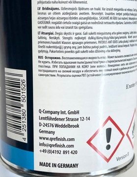 Q fluidol wosk do PROFILI ZAMKNIĘTYCH brązowy 46