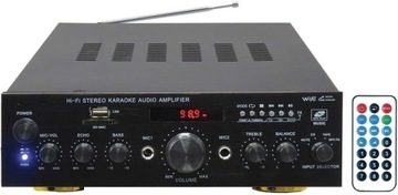 Wzmacniacz stereo radio Karma PA 2380BT bluetooth usb kart SD 2x 50W