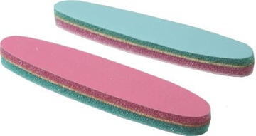 Manicure japoński P.Shine pilnik różowo-zielony