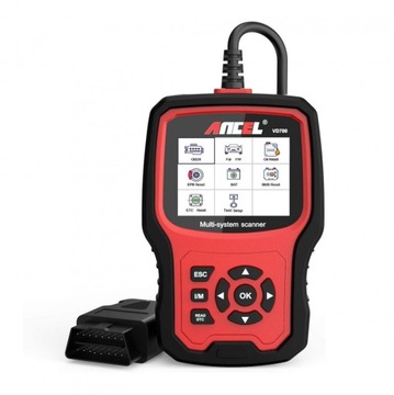 Skaner testera diagnostycznego OBD2 ANCEL VD700