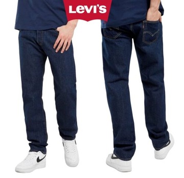 Levis Męskie dżinsy 501 Original Fit Jeans ONEWASH 005010101/VEL/31-32