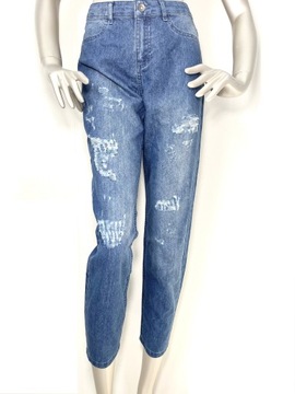 CALZEDONIA (cena z metki 140zł) girlfriend spodnie jeans mom M/L 38/40