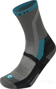 Skarpety Lorpen L light hiker grey/blue coolmax