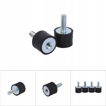 4X ПОДУШКИ АМОРТИЗАТОРА ДЛЯ РЕЗИНОВЫХ ПОЛОСОК И Т.Д. M6