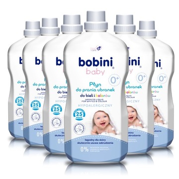 Bobini Hipoalergiczny Płyn do prania dla dzieci Kolor Biel 10,8l 150 prań
