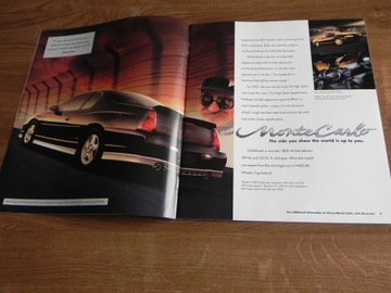 Chevrolet Chevy 2001 США Impala Monte Carlo Corvette Camaro Venture