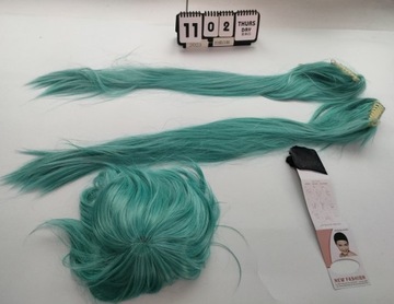 Peruka 2 kucyki Prosto Długie Party Prezenty Kostium Peruki do Cosplay