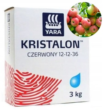 Nawóz YARA Kristalon Czerwony NPK 12-12-36 3kg