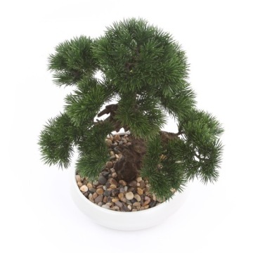 Искусственное деревце BONSAI PINUS 37 — искусственное бонсай, сосна пиния, белая сосна, горшок