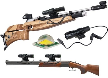 Тактический ОХОТНИЧИЙ фонарь для МАГНИТНОГО оружия с магнитной начинкой ОЛАЙТ