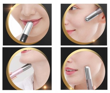 InFace Массажер для лица для области вокруг глаз ОТ МОРЩИН розовый + маска из глины