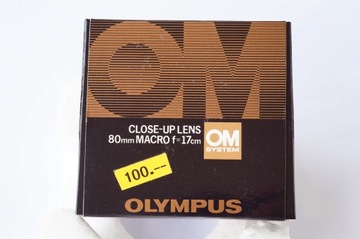 OLYMPUS CLOSE-UP LENS 80MM MACRO f=17CM