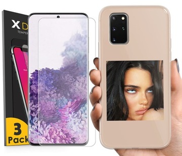 SUPER ETUI DO SAMSUNG S20+ WZORY + SZKŁO 3SZT