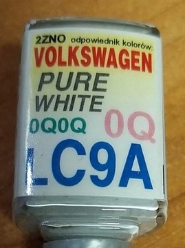 ZAPRAWKA LAKIERNICZA VW C9A LC9A 0Q pure white