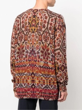 ETRO sweter wielokolorowy rozmiar XL