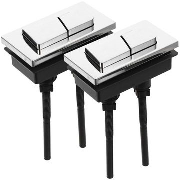 2 шт. ДВОЙНЫЕ КНОПКИ ТУАЛЕТНОГО БАКА ТУАЛЕТНЫЕ КНОПКИ ВАННАЯ ТУАЛЕТНЫЙ БАК Смыв