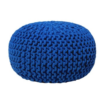 Puf 40 x 25 cm ciemnoniebieski CONRAD