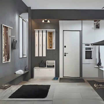 ШКАФ, Белый, Прихожая, ШКАФ, ВЕШАЛКА, ШКАФ ДЛЯ ОБУВИ, БЕЛЫЙ, для ХАЛЕЙ