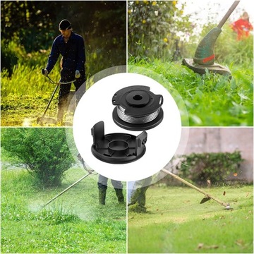 3 катушки и леска для Bosch Easy GrassCut 1,6 мм, 4 м