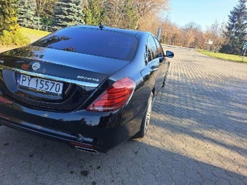 Mercedes Klasa S W222 2016 Mercedes S KLASA 550 AMG LONG 5.5 benzyna 466KM 2016r, zdjęcie 3