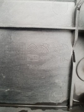 CITROEN JUMPY III 16-> ПЕРЕДНИЙ РЕМЕНЬ, ПЕРЕДНЯЯ МОЛНИЯ