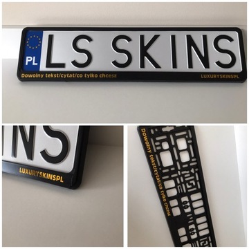 РАМКА ДЛЯ НОМЕРНОГО ЗНАКА ПО СВОЕЙ ИНСТРУКЦИИ