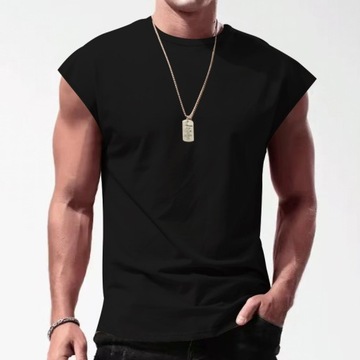 Fashion Cotton Sleeveless Shirts Tank Top Men Fitn