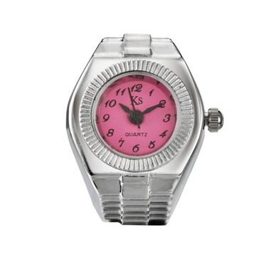 Creative anillos Finger Ring Watch Punk Mini