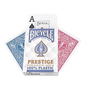 Велосипедные карты - Престиж 100% пластик Красный