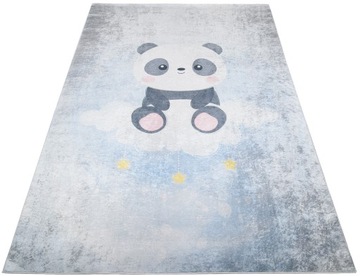 DYWAN Kolorowy DZIECIĘCY 120x170 Panda Chmurka